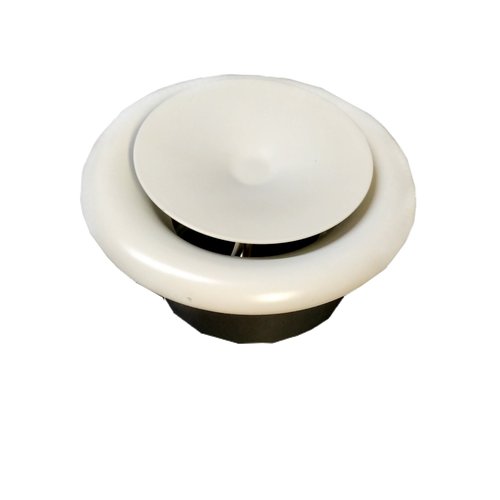 Rejilla salida de aire 80 mm regulable - BRICOFIRE tubos de chimenea y