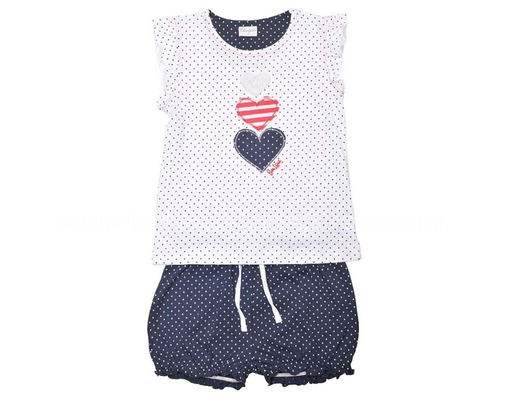 Pijama corto niña topitos de Tobogán (4-12 años)